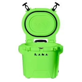 LAKA Coolers 30 Qt Cooler w/Telescoping Handle & Wheels - Lime Green
