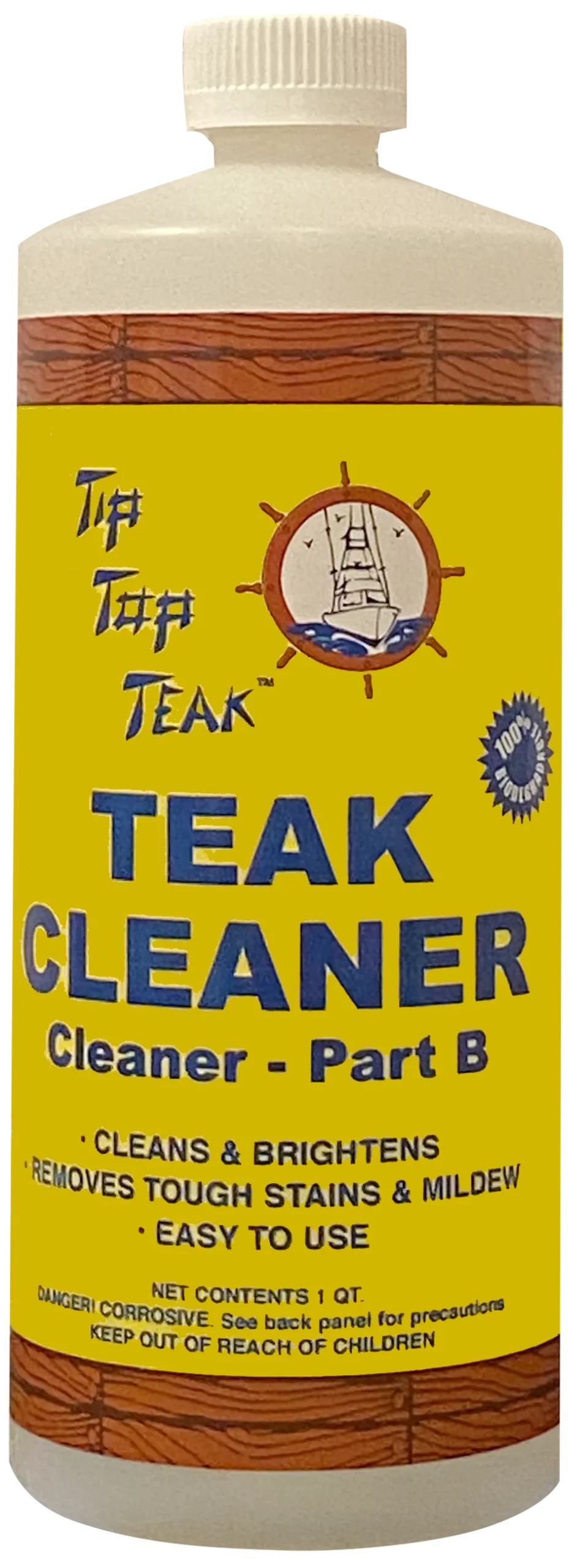 Tip Top Teak Cleaner Part B - Quart