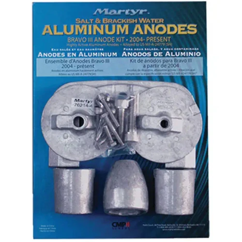 Martyr MerCruiser Bravo 3 Anode Kit (Aluminum 2004+) CMBRAVO3KITA