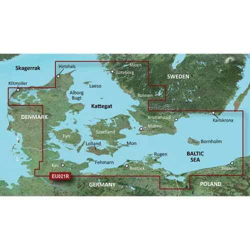 Garmin BlueChart g2 HD - HXEU021R - Denmark East /SD 010-C0777-20