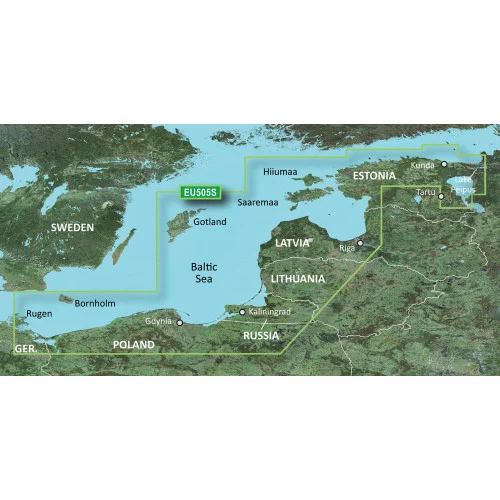 Garmin BlueChart g2 HD - HXEU065R - Baltic Sea East Coast - microSD/SD