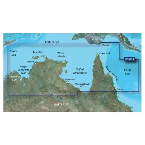 Garmin BlueChart g2 HD - HXPC412S - Admiralty Gulf Wa To Cairns - microSD/SD 010-C0870-20
