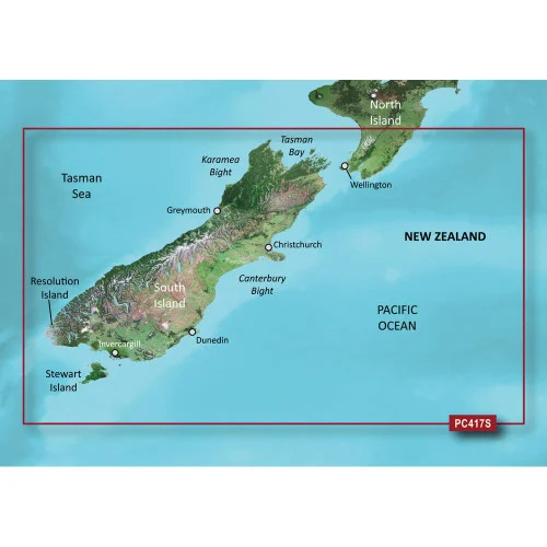 Garmin BlueChart g2 HD - HXPC417S - New Zealand South - microSD/SD 010-C0875-20