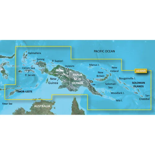 Garmin BlueChart g2 HD - HAE006R - Timor Leste/New Guinea - microSD/SD 010-C0881-20