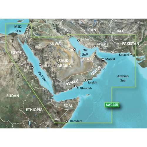 Garmin BlueChart g2 HD - HAW005R - The Gulf /SD 010-C0924-20
