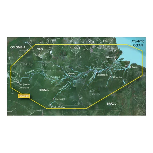 Garmin BlueChart g2 HD - HXSA009R - Amazon River - microSD/SD 010-C1066-20