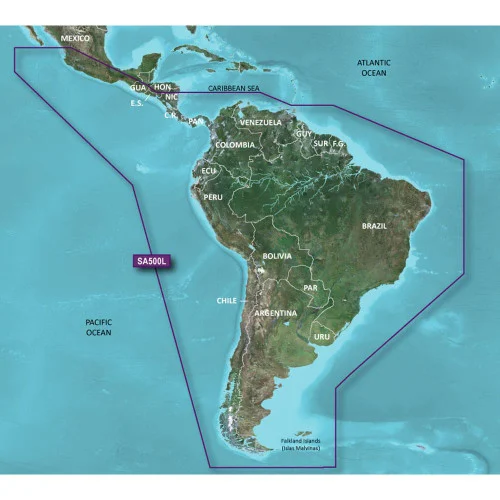Garmin BlueChart g2 HD - HXSA600X - South America - microSD/SD