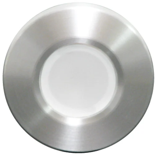 Lumitec Orbit - Flush Mount Down Light - Brushed Finish - 4-Color White/Red/Blue/Purple Non Dimming 112500
