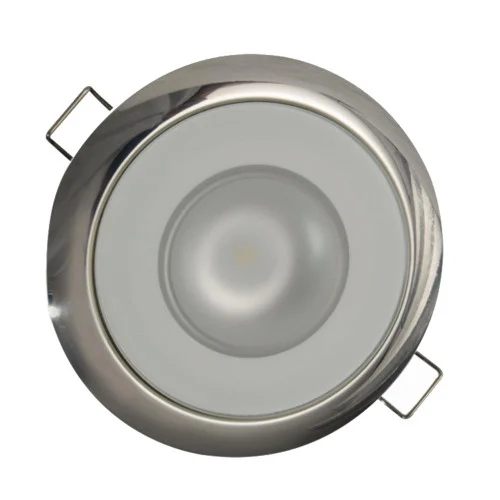 Lumitec Mirage Flush Mount Down Light Spectrum RGBW - Polished Bezel 113117