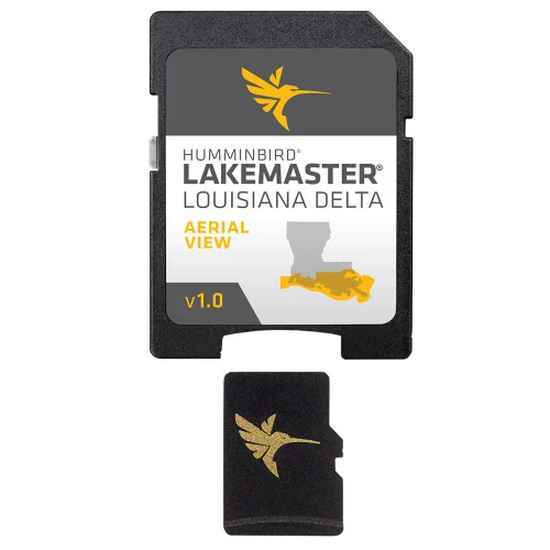 Humminbird LakeMaster Aerial Satellite View - Louisiana Delta 600050-1
