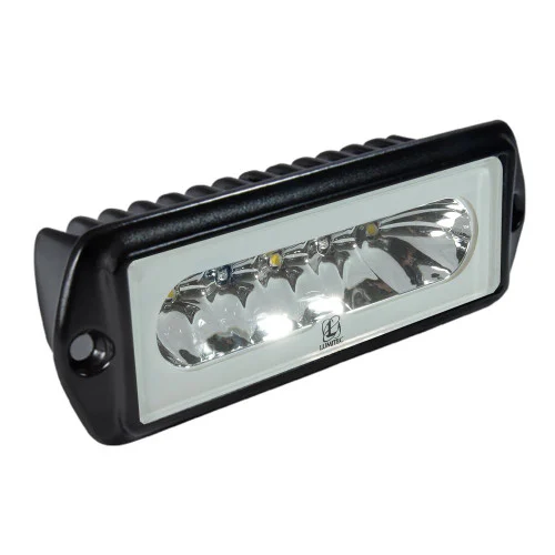 Lumitec Capri2 - Flush Mount LED Flood Light - Black Housing - 2-Color White/Blue Dimming 101186