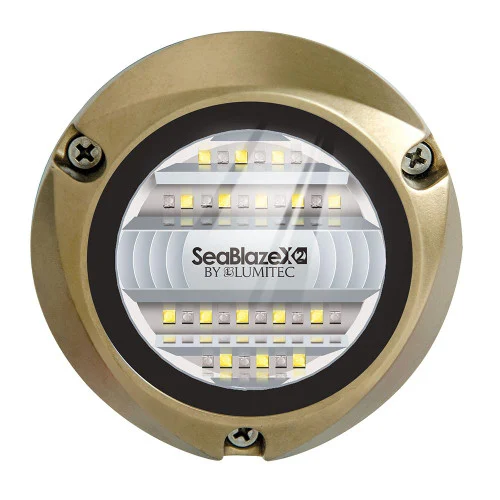 Lumitec SeaBlazeX2 LED Underwater Light - Dual Color - White/Blue 101516
