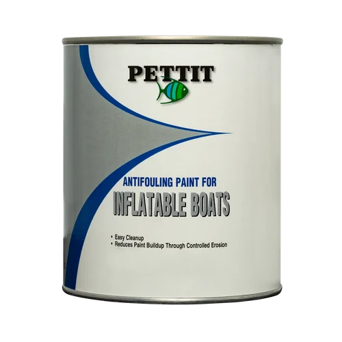 Pettit Inflatable Boat Paint- Black- Quart 411184008