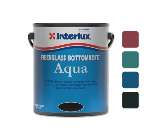 Interlux Bottomkote Aqua Fiberglass Antifouling Bottom Paint