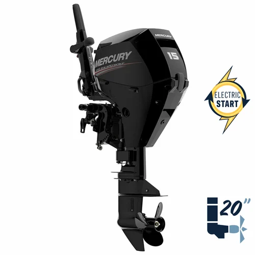 New Mercury 15ELH EFI 20" Shaft Electric Start Four Stroke Tiller Outboard 1A15311LK