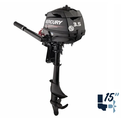New Mercury 3.5MH 15" Shaft Four Stroke Tiller Outboard 1F03201KK