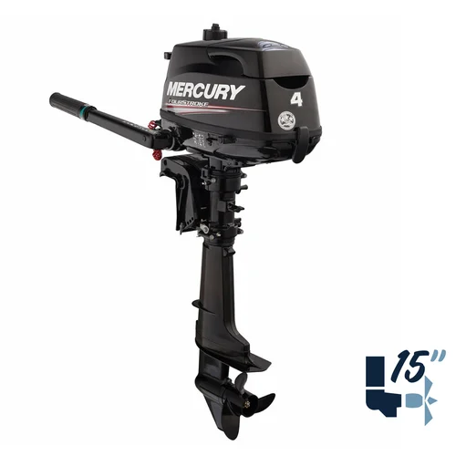 New Mercury 4MH 15" Shaft Four Stroke Tiller Outboard 1F04201KK
