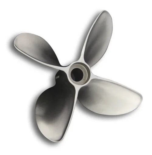 Hill Marine Stainless Steel Eagle 4 Propeller for Performance Outboard 2 Stroke Right Hand