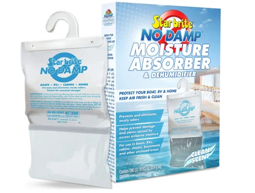 Starbrite Boat No Damp Mildew Mold Odor Control Hanging Bag Moisture Absorber & Dehumidifier 85470
