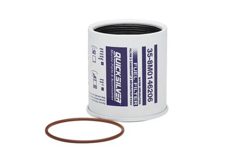 OEM Mercury / Quicksilver Water Separating Fuel Filter Element w/o Bowl Spin On 35-8M0146206