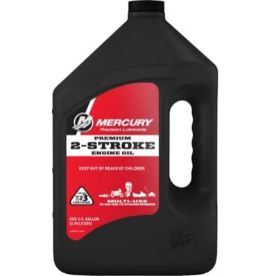 OEM Mercury Marine Two Stroke Premium Outboard Oil TCW3 Gallon 92-858022K01 92-8M0229790