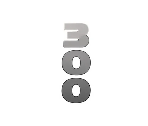 OEM Mercury 300hp Rear Decal for V8 FourStroke and Verado Outboards 8M0217484