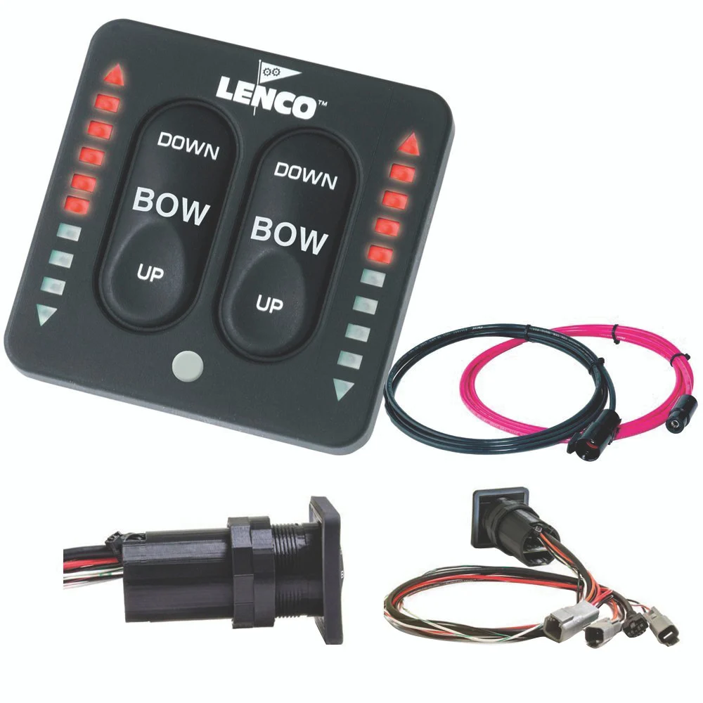 Lenco Marine 15171-001 LED Integrated Tactile Switch Kit (Dual) - 15171-001
