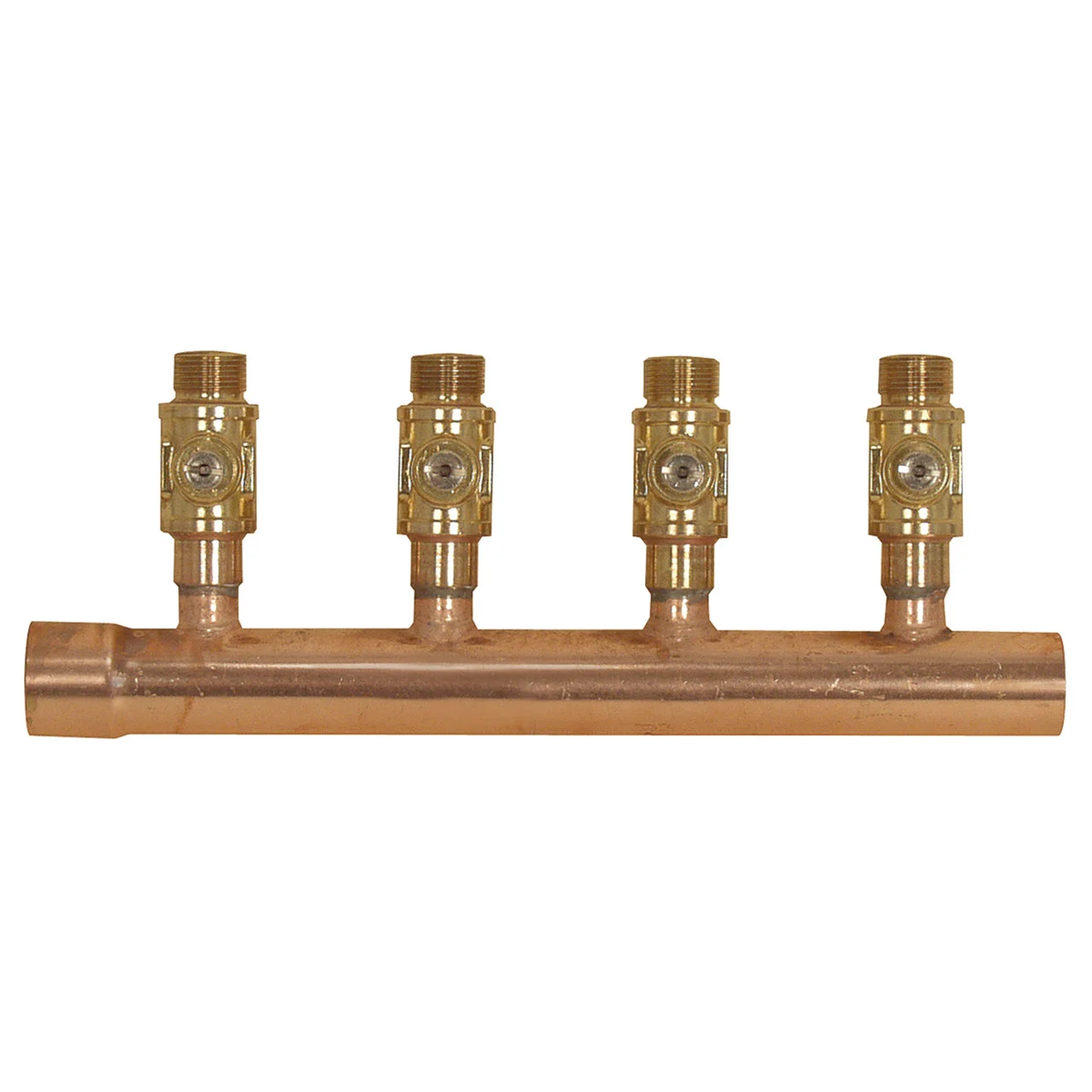 Willow Springs CVP1005004 PEX Shut-Off Valve Headers 1" x 1/2" - 4 Loop - CVP1005004
