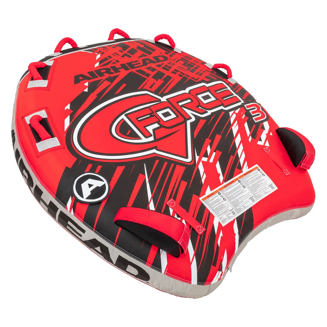 AIRHEAD G-Force 3 | 1-3 Rider Towable Tube for Boating