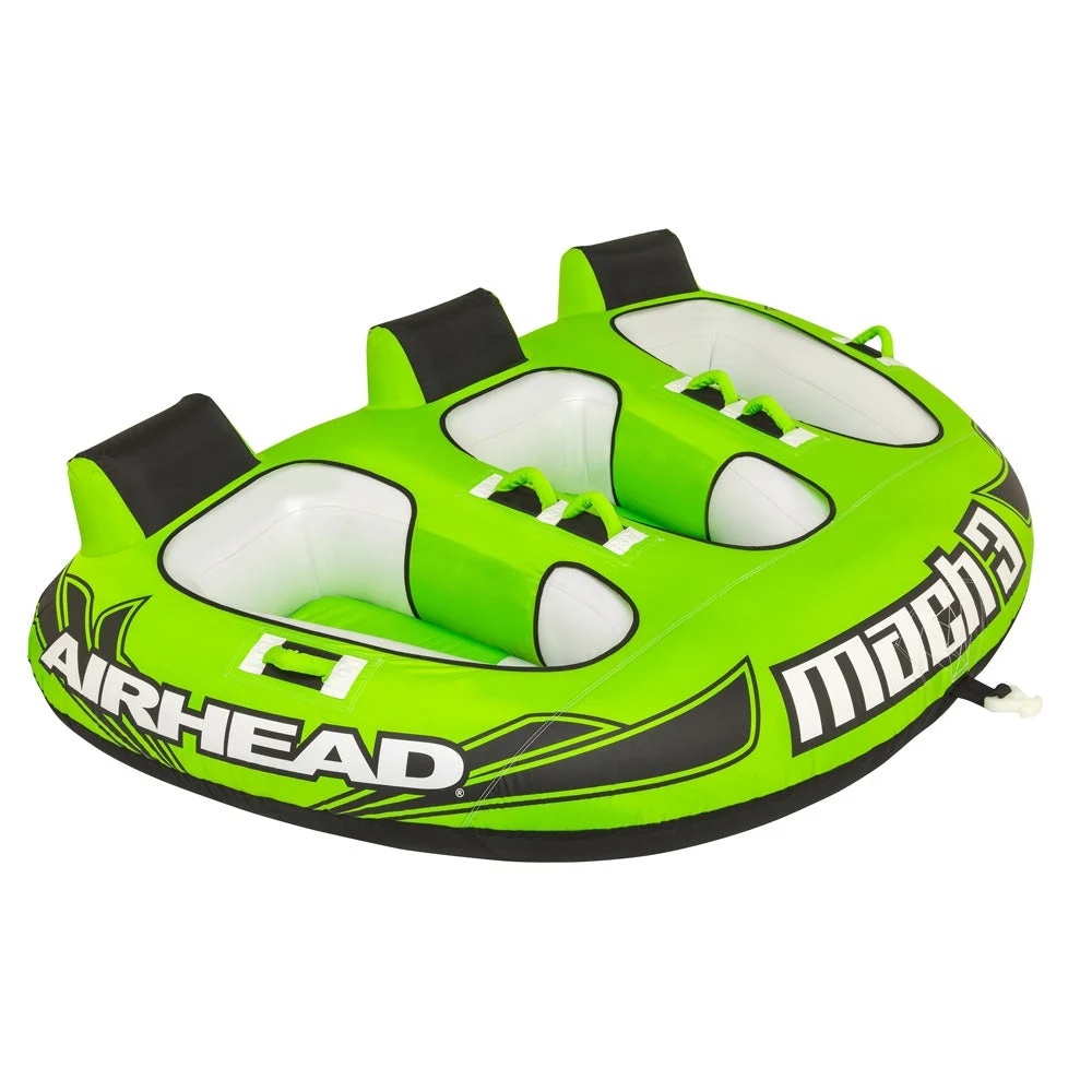 AIRHEAD Mach 3 | 1-3 Rider Towable Tube for Boating