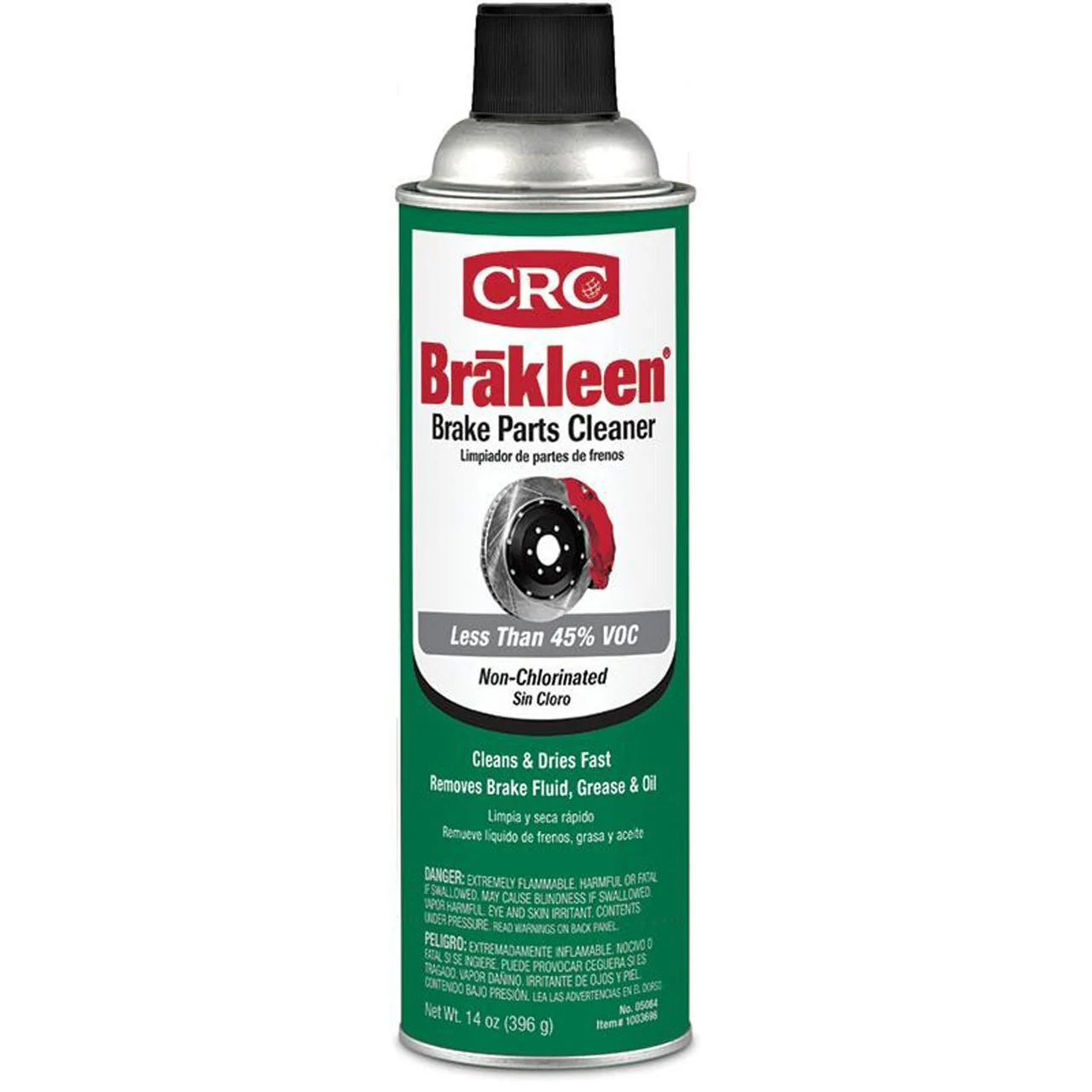 CRC 05084 Brakleen Non-Chlorinated Brake Parts Cleaner - 14 oz. - 5084