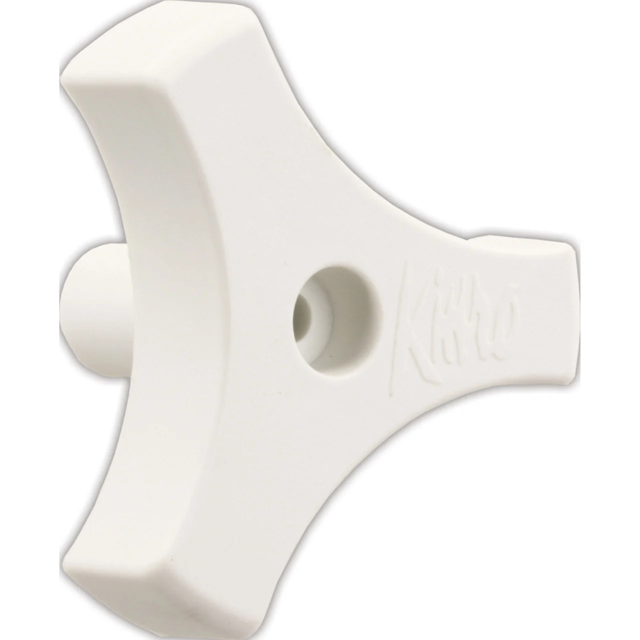 JR Products 20185 Tri-Lug Window Knob - 13/16", White - 20185