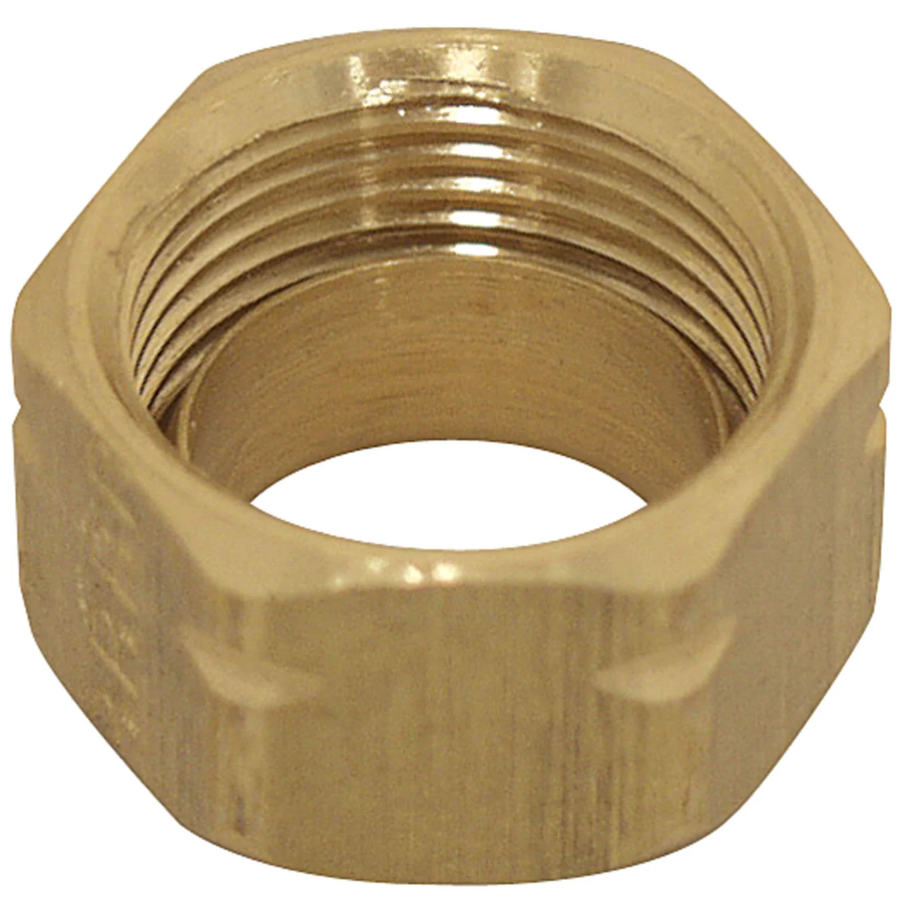 Parker 61CA-14 Compress-Align Brass Nut and Sleeve Assembly - 7/8" Tube Size - 61CA-14 PARKER