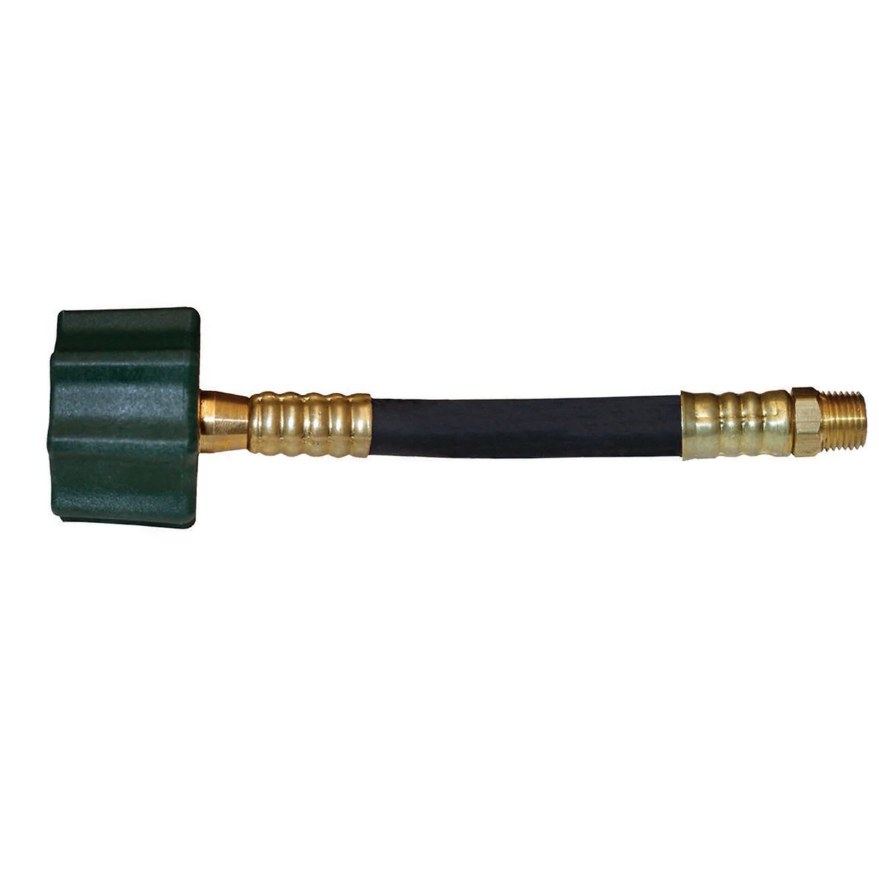 Marshall Excelsior MER425NL-12 Non-Leaching LP Hose Type 1 Acme x 1/4" Inverted Flare - 12" - MER425NL-12