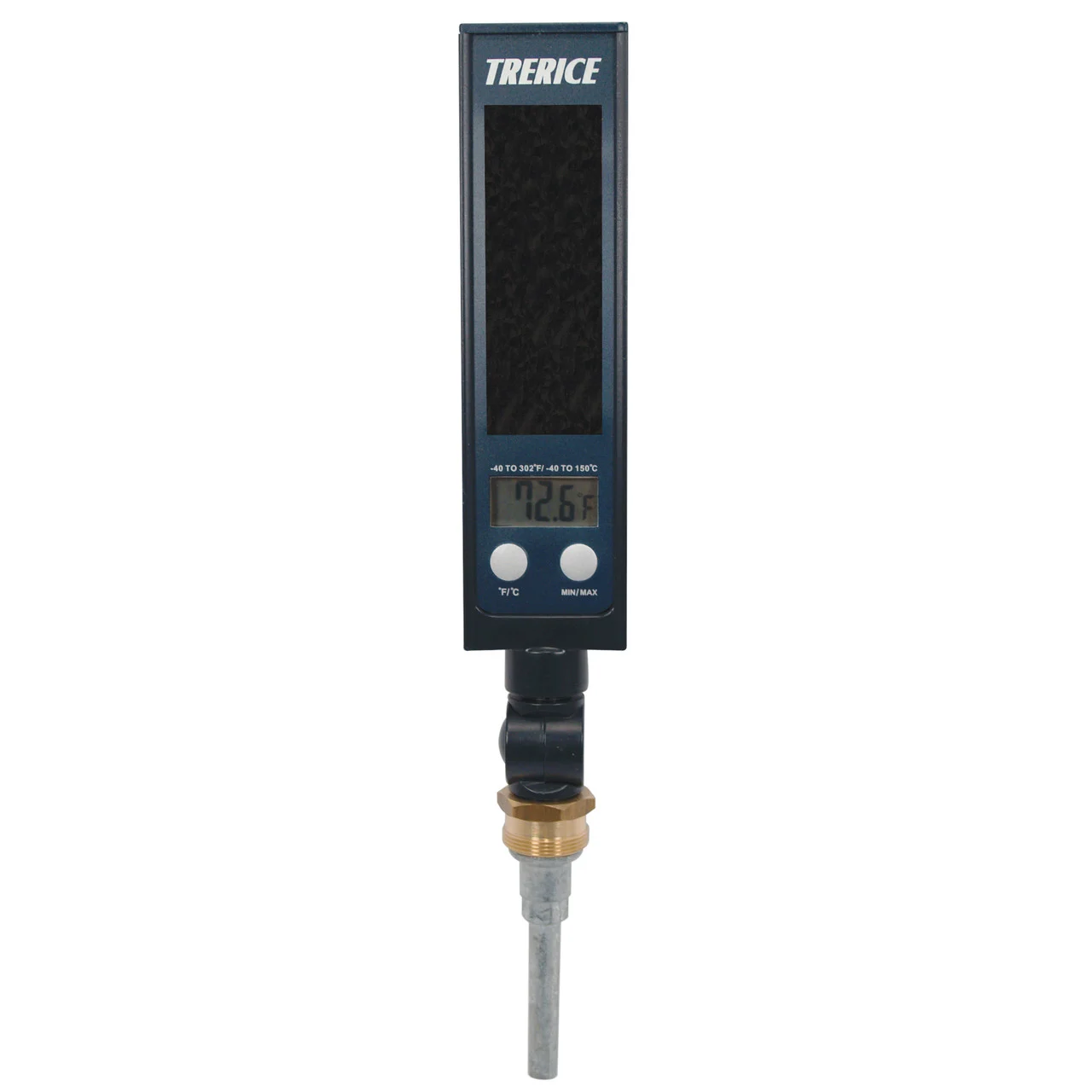 Weiss Instruments ER6-75BS Lead-Free Brass Thermowell for DVU Thermometers - 3/4" NPT x 6" Socket - ER6-75BS