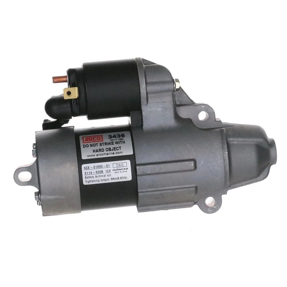 ARCO Marine 200-300hp Outboard Premium Replacement Outboard Starter f/Yamaha 200-300HP - 9 Tooth