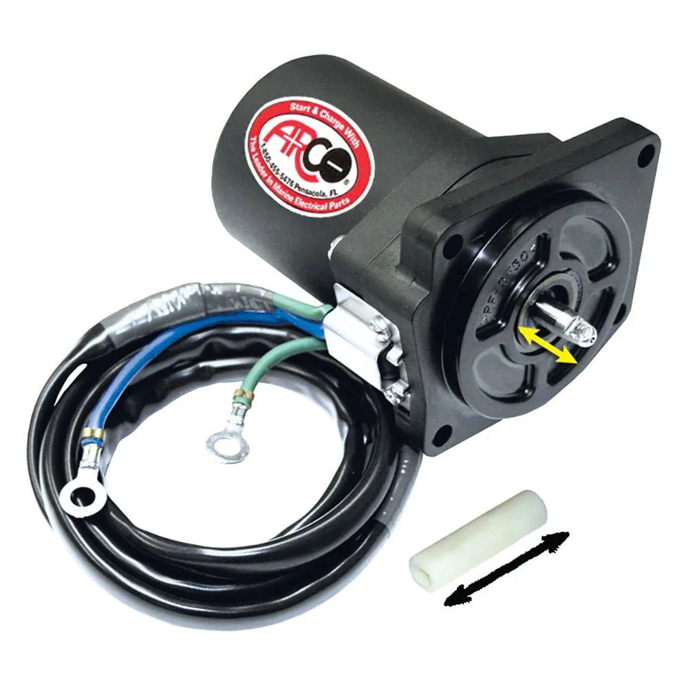 ARCO Marine 75 hp Outboard Replacement Outboard Tilt Trim Motor - Yamaha-4 Bolt, 5/8" Flat Blade Shaft