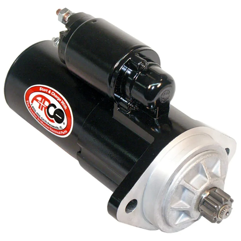 ARCO Marine Inboard Top Mount Inboard Starter w/Gear Reduction & Counter Clockwise Rotation