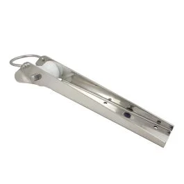 Narrow Mirror Finish Universal Bow Anchor Roller, 19-7/8"