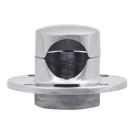 Stainless Chain & Rope Deck Pipe Hinged 1-1/2 Opening