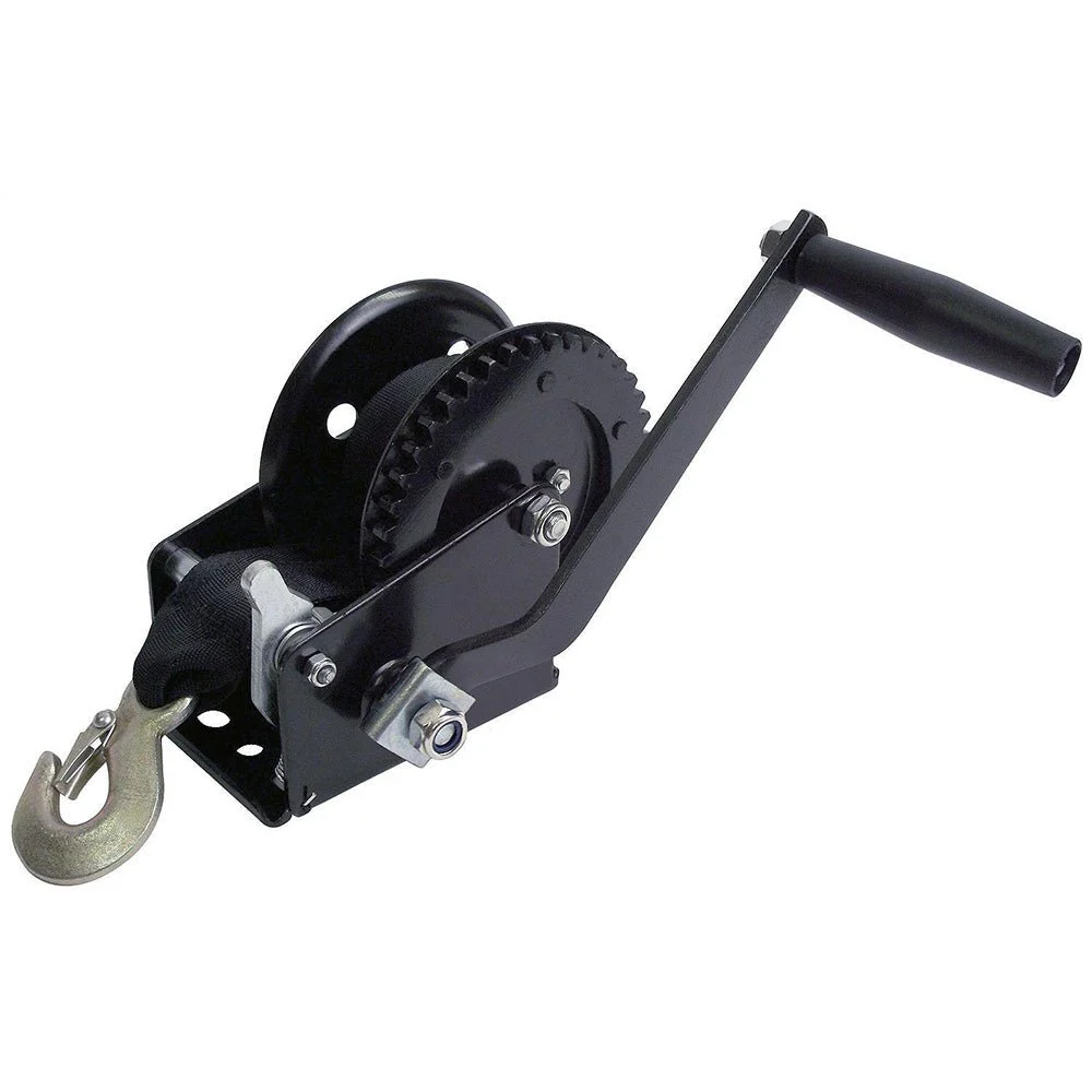 Attwood Marine 1200 lb Single Drive Winch - 2" x 20' Nylon Strap