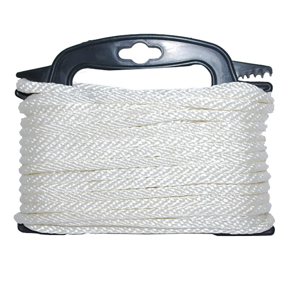 Attwood Marine Braided Nylon Rope - 3/16" x 100' - White