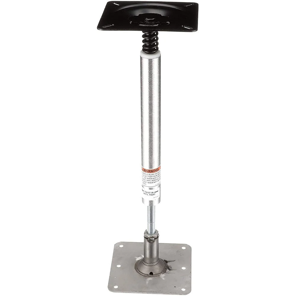 Attwood Marine SWIVL-EZE Lock'N-Pin 3/4" Pedestal Kit 13" Post 7" x 7" Stainless Steel Base Plate Threaded