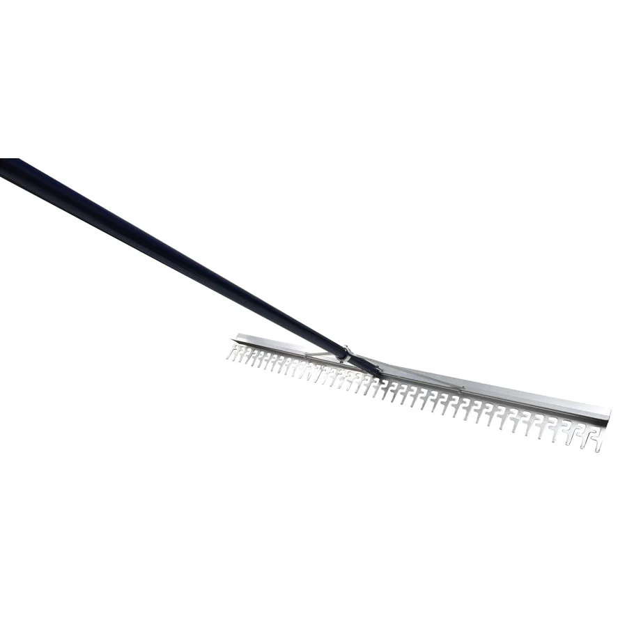 Extreme Max 3005.4236 48" Commercial-Grade Screening Rake for Beach and Lawn Care with 66" Handle - 3005.4236