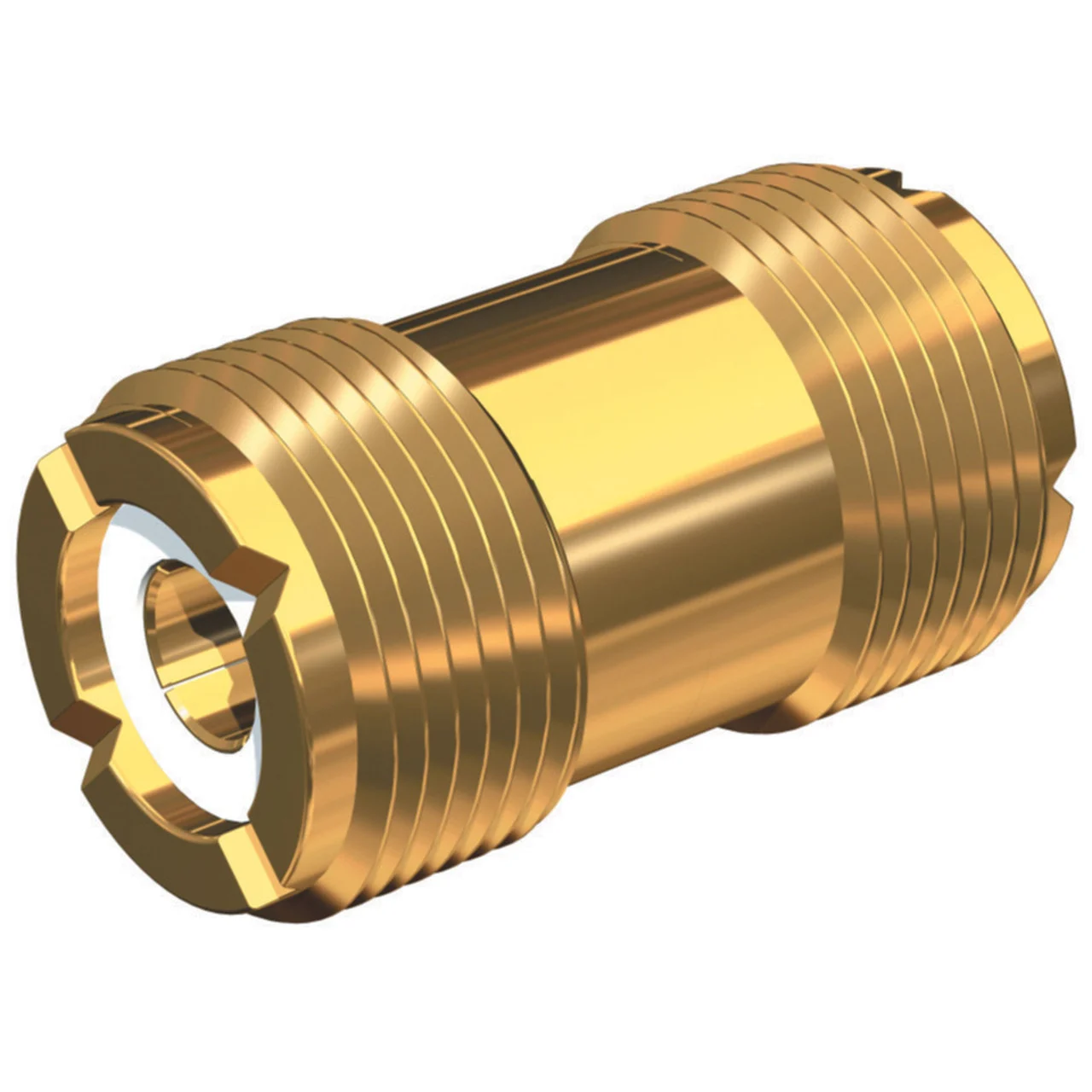 Shakespeare Marine PL-258-G Barrel Connector for PL-259-Ended Cables - PL-258-G
