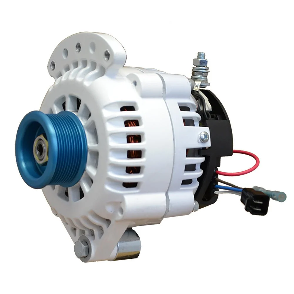 Balmar Sterndrive Alternator 100 AMP 12V 1-2" Single Foot Spindle Mount J10 Pulley w/Isolated Ground – Marine Boat Replacement Part