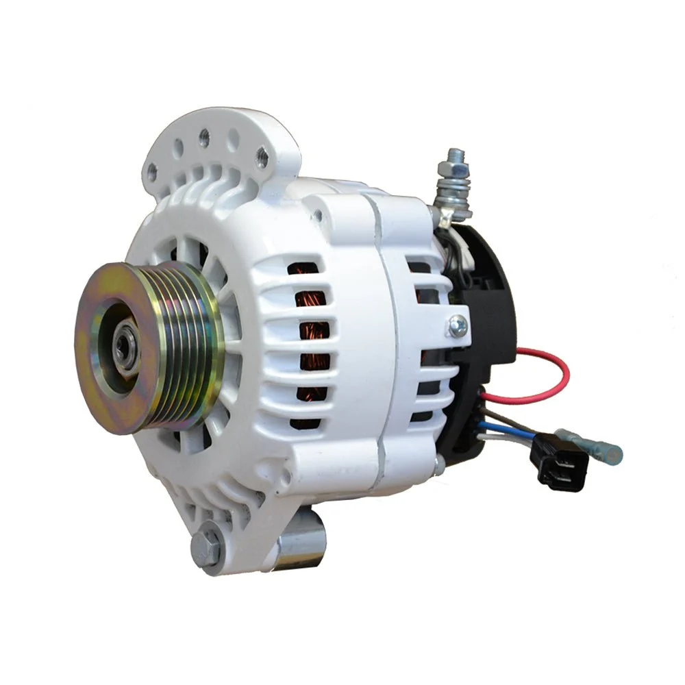 Balmar Sterndrive Alternator 120 Amp 12V 1-2" Single Foot Single K6 Pulley w/Isolated Grounding – Marine Boat Replacement Part