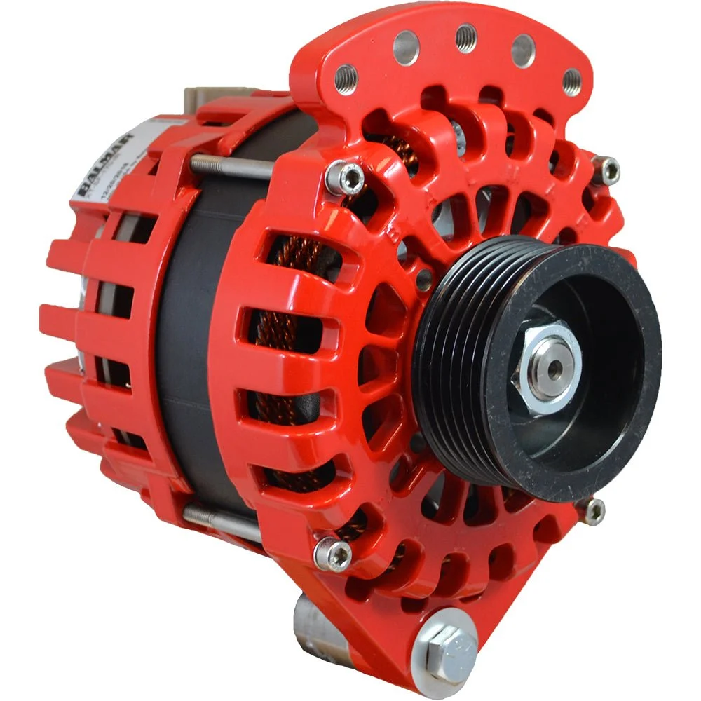 Balmar Sterndrive Alternator 170 Amp, 12V Single Foot Internal Regulator K6 Pulley – Marine Boat Replacement Part