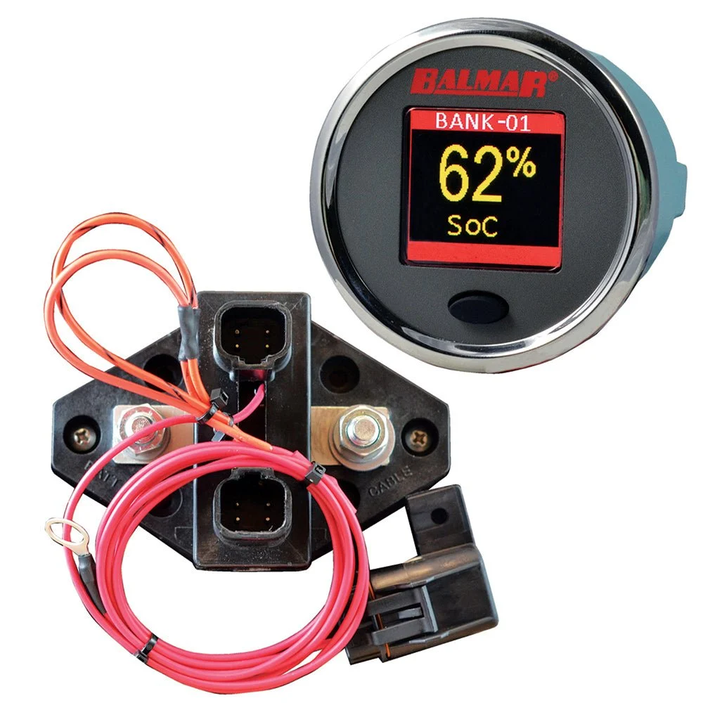Balmar SG200 Battery Monitor Kit w/Display Shunt & 10M Cable - 12-48 VDC – Marine Boat Replacement Part