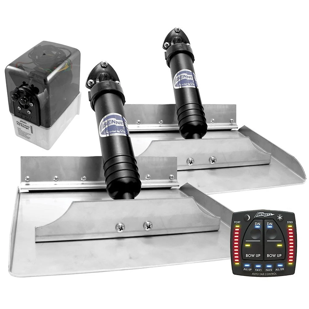 Bennett Marine 129ATP Hydraulic Trim Tab Complete Kit w/Auto Trim Pro